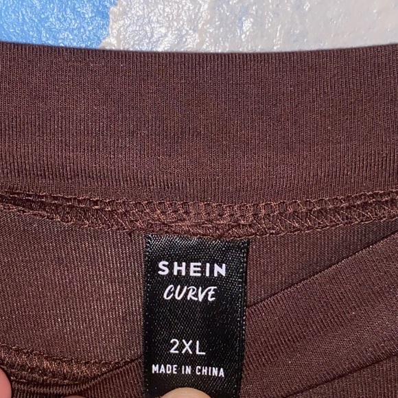 NEW - SHEIN Curve Ribbed Long Sleeve Dress - Picture 7 of 14